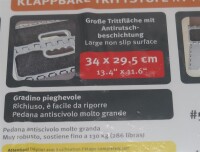 Klappbare Trittstufe Wohnmobil 34x29.5x23cm bis 130Kg grau