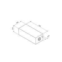 Universaltank 43 Liter natur V4-05