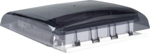 Skymaxx Dachluke mit Bügel 400x400mm 23-60mm Dachstärke ( kein Heki,Dometic ) mit LED