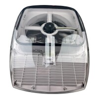 Freucamp Dachhaube Dachluke Plus Fan 35,56x35,56cm, Farbe klar