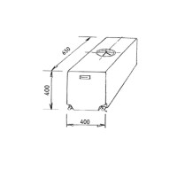 Universaltank 95 Liter anthrazit Frischwasser 229