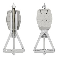 Ausdrehstütze 1000kg 605x280mm H:470mm inkl. Stützplatte