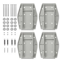 Stützplatten mit Feder - Set von 4 Stück