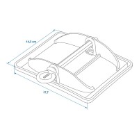 Stützplatten Jumbo - Set von 4 Stück