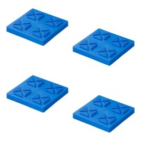 Stützplatten stapelbar 21x21x3,3cm - Set von 4 Stück