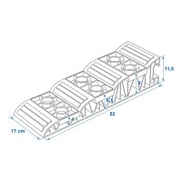 Ausgleichskeil blau - Set von 2 Stück 2,5T