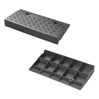 Bordsteinrampe 70mm schwarz - Set von 2 Stück